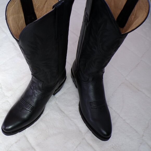Silver Canyon Handmade Mexico Leather Cowboy Boots, Duke Heritage Western NIB main image 6